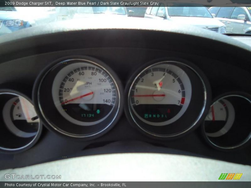Deep Water Blue Pearl / Dark Slate Gray/Light Slate Gray 2009 Dodge Charger SXT