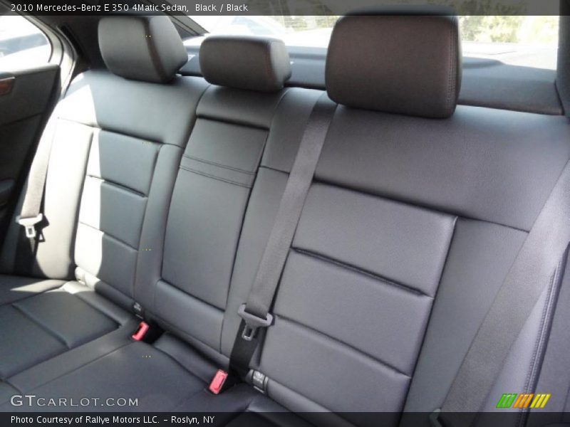 Black / Black 2010 Mercedes-Benz E 350 4Matic Sedan