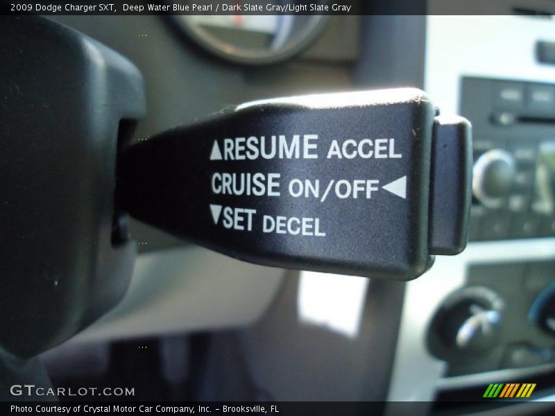 Deep Water Blue Pearl / Dark Slate Gray/Light Slate Gray 2009 Dodge Charger SXT