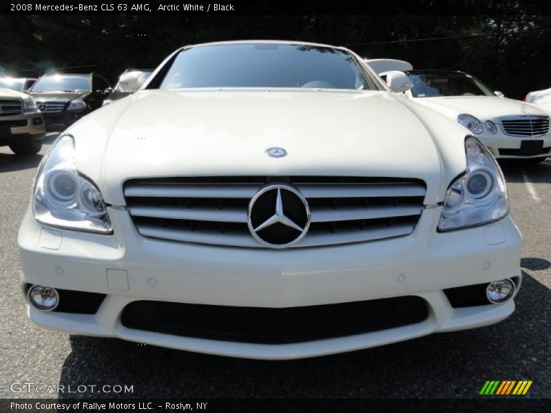 Arctic White / Black 2008 Mercedes-Benz CLS 63 AMG