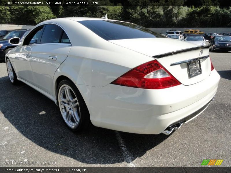 Arctic White / Black 2008 Mercedes-Benz CLS 63 AMG