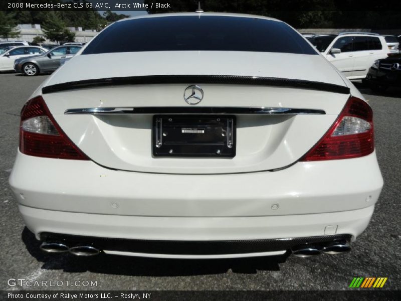 Arctic White / Black 2008 Mercedes-Benz CLS 63 AMG