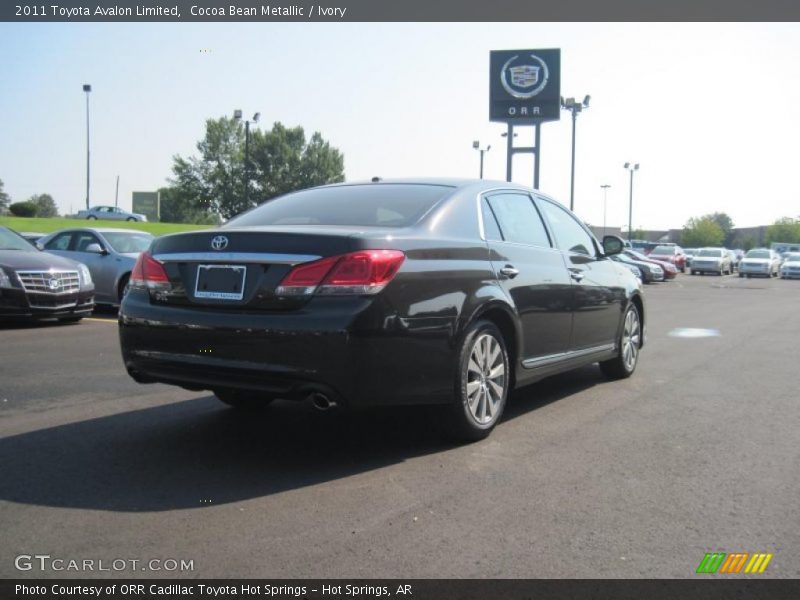 Cocoa Bean Metallic / Ivory 2011 Toyota Avalon Limited