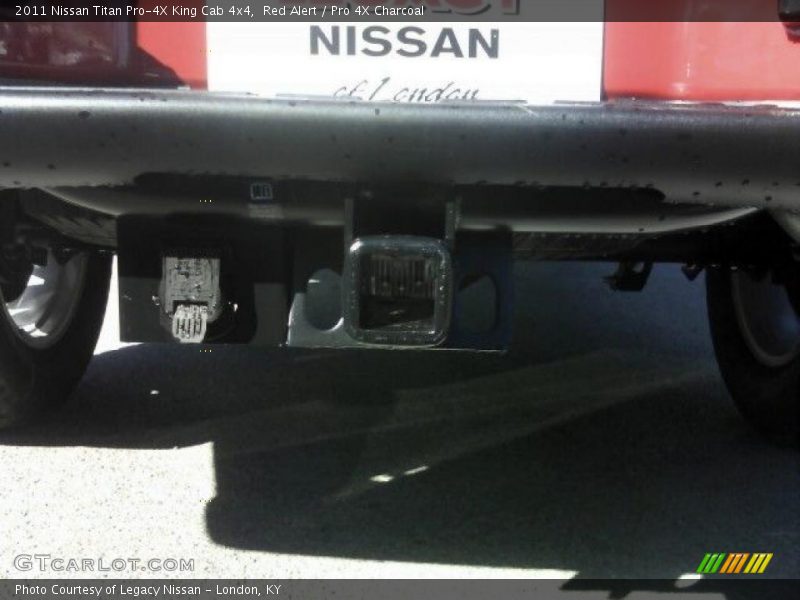 Red Alert / Pro 4X Charcoal 2011 Nissan Titan Pro-4X King Cab 4x4