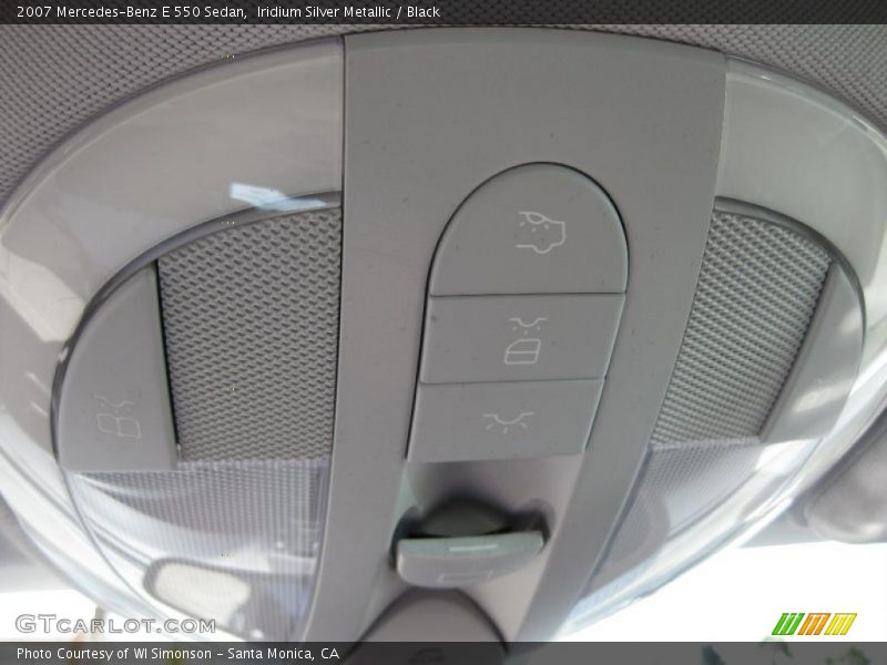 Iridium Silver Metallic / Black 2007 Mercedes-Benz E 550 Sedan