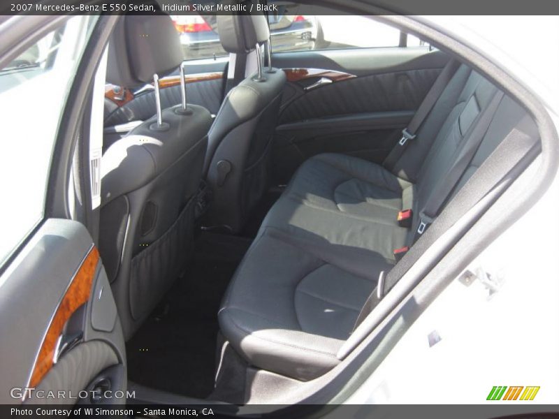 Iridium Silver Metallic / Black 2007 Mercedes-Benz E 550 Sedan