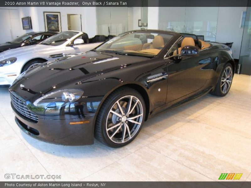Onyx Black / Sahara Tan 2010 Aston Martin V8 Vantage Roadster