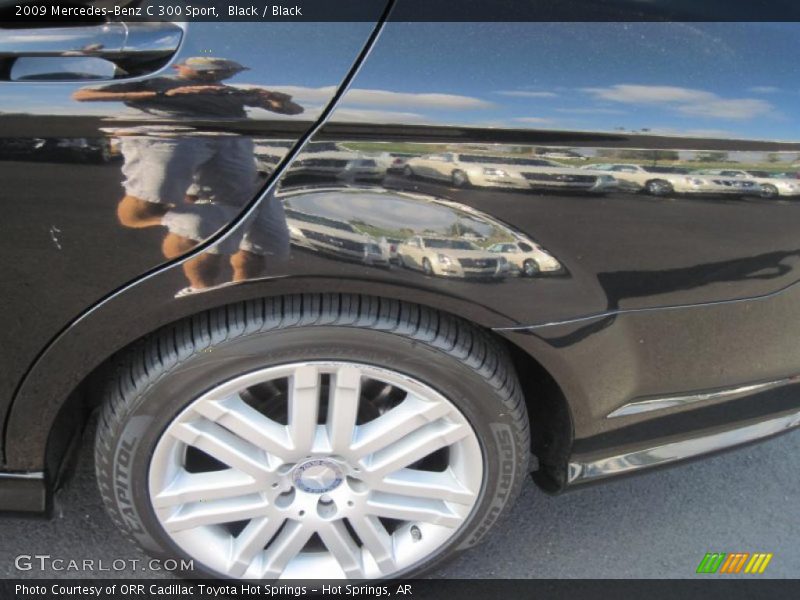 Black / Black 2009 Mercedes-Benz C 300 Sport