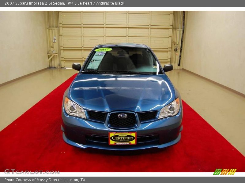 WR Blue Pearl / Anthracite Black 2007 Subaru Impreza 2.5i Sedan