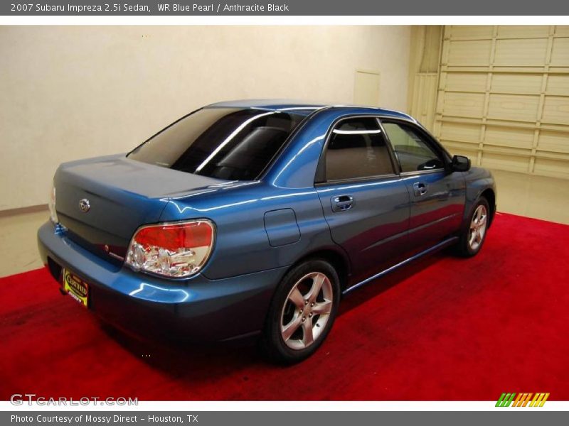 WR Blue Pearl / Anthracite Black 2007 Subaru Impreza 2.5i Sedan