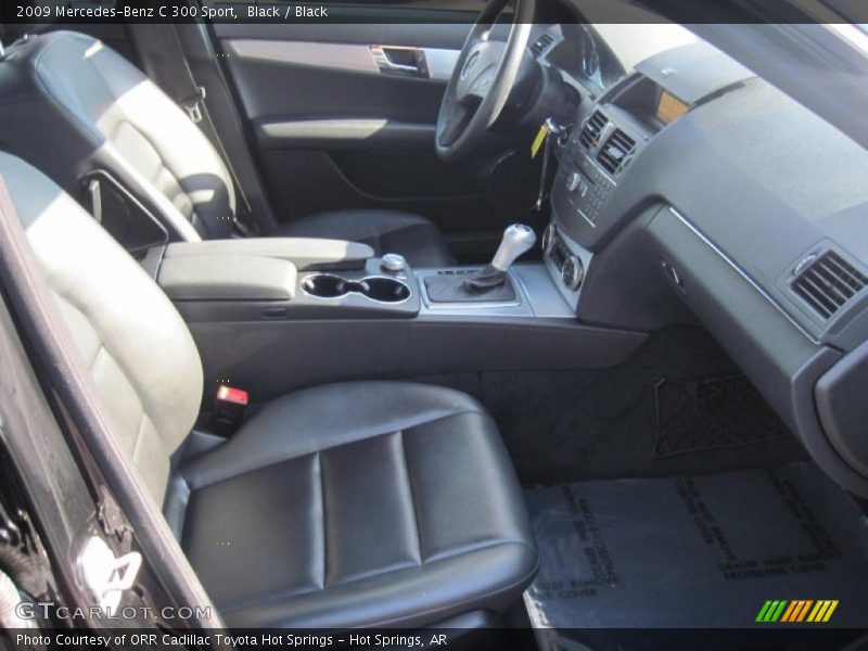 Black / Black 2009 Mercedes-Benz C 300 Sport