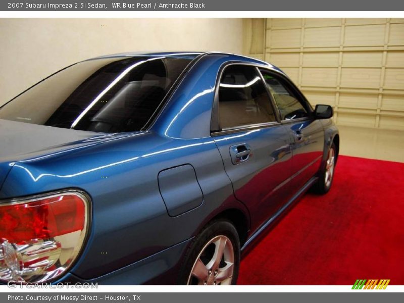 WR Blue Pearl / Anthracite Black 2007 Subaru Impreza 2.5i Sedan