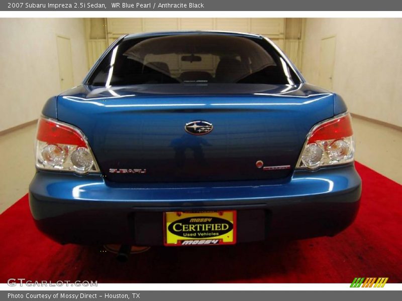 WR Blue Pearl / Anthracite Black 2007 Subaru Impreza 2.5i Sedan