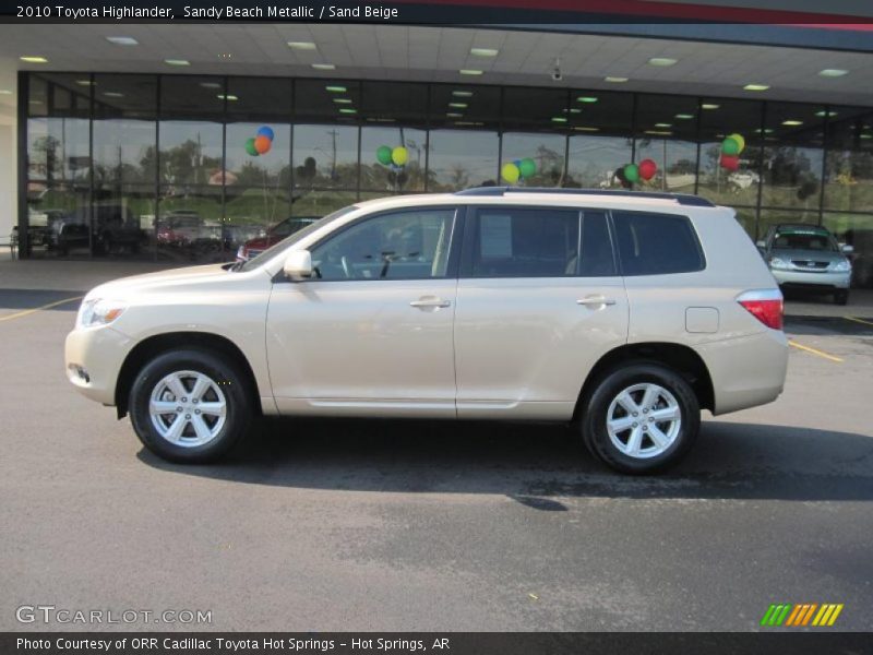 Sandy Beach Metallic / Sand Beige 2010 Toyota Highlander