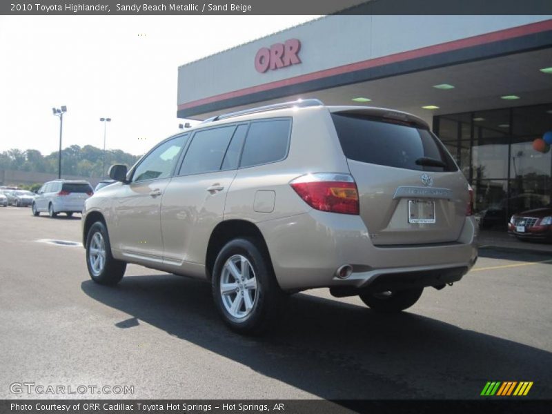 Sandy Beach Metallic / Sand Beige 2010 Toyota Highlander