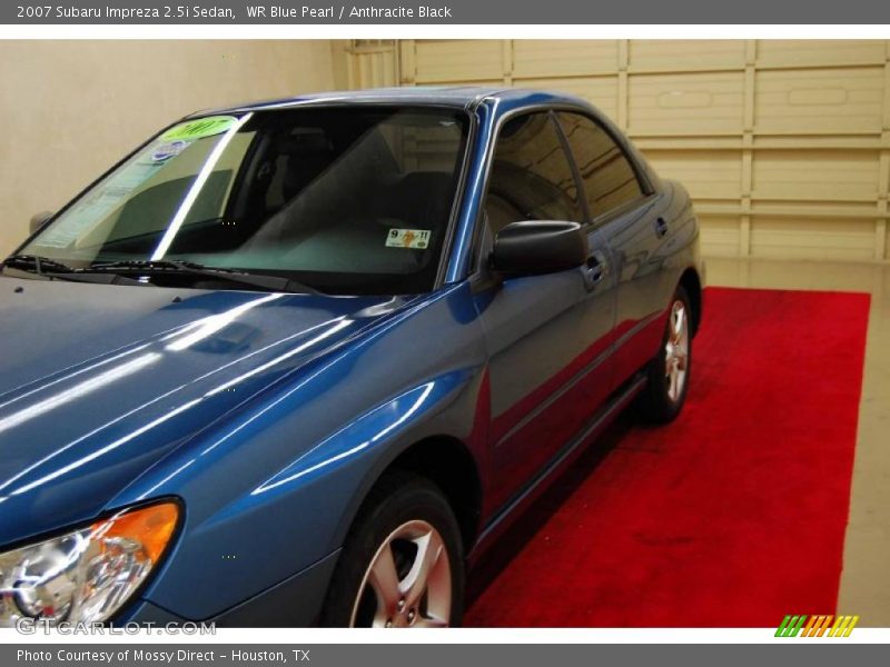 WR Blue Pearl / Anthracite Black 2007 Subaru Impreza 2.5i Sedan