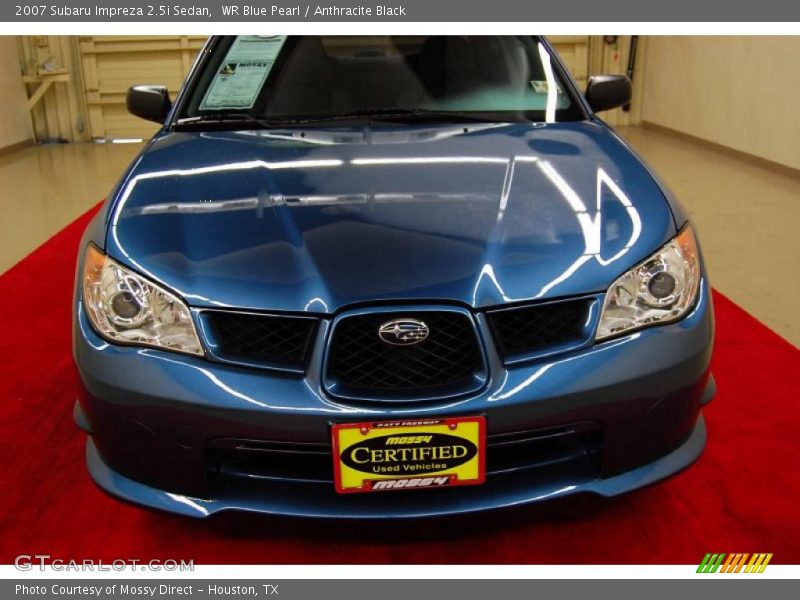 WR Blue Pearl / Anthracite Black 2007 Subaru Impreza 2.5i Sedan