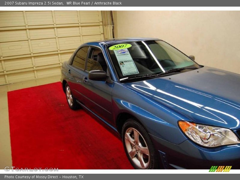 WR Blue Pearl / Anthracite Black 2007 Subaru Impreza 2.5i Sedan