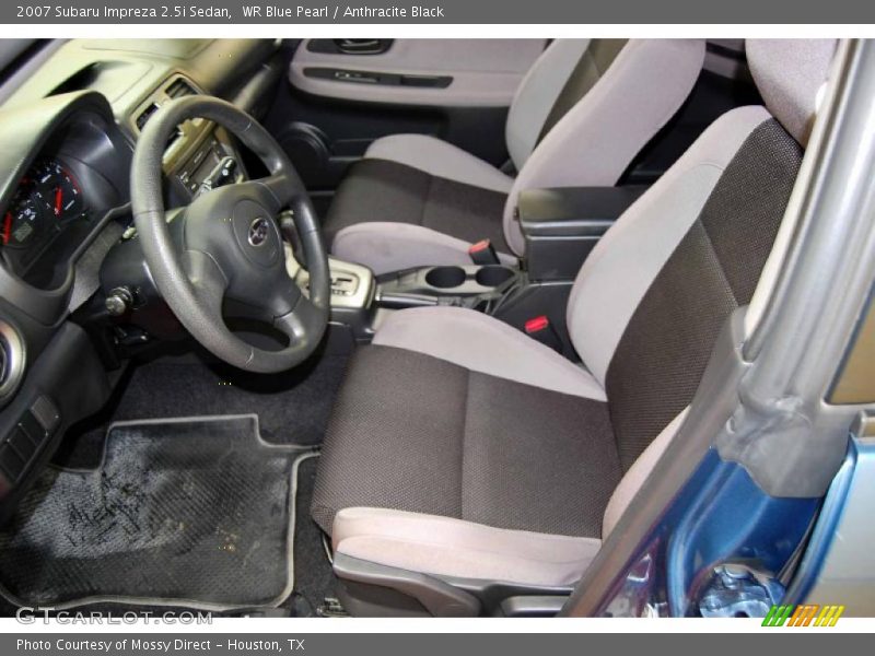 WR Blue Pearl / Anthracite Black 2007 Subaru Impreza 2.5i Sedan