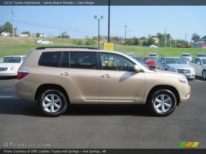 Sandy Beach Metallic / Sand Beige 2010 Toyota Highlander