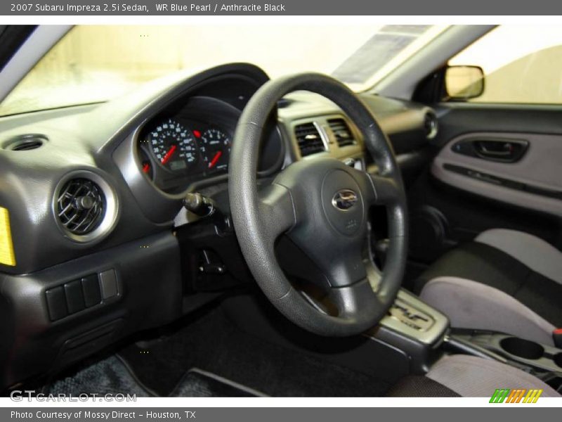 WR Blue Pearl / Anthracite Black 2007 Subaru Impreza 2.5i Sedan