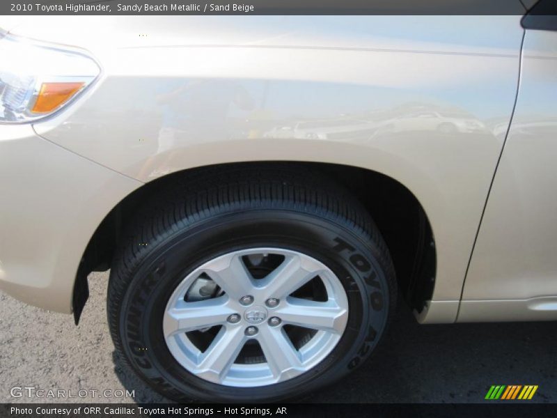 Sandy Beach Metallic / Sand Beige 2010 Toyota Highlander