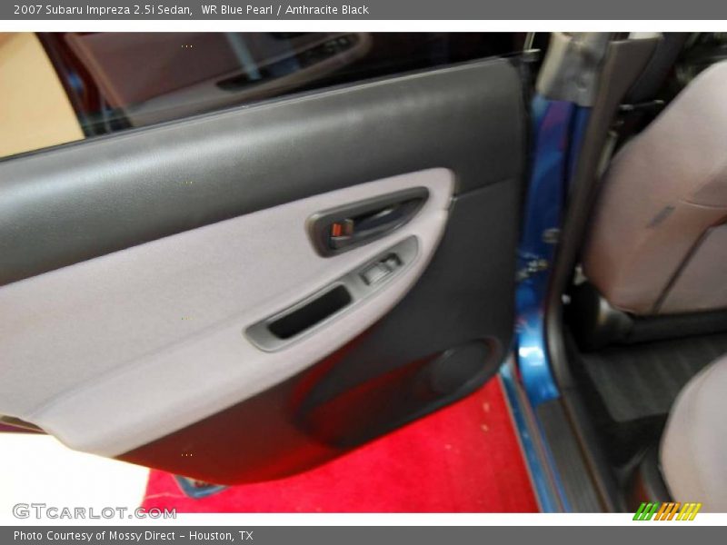 WR Blue Pearl / Anthracite Black 2007 Subaru Impreza 2.5i Sedan