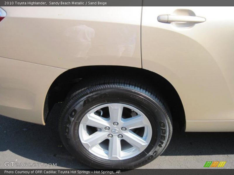 Sandy Beach Metallic / Sand Beige 2010 Toyota Highlander
