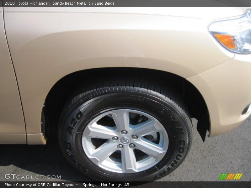 Sandy Beach Metallic / Sand Beige 2010 Toyota Highlander