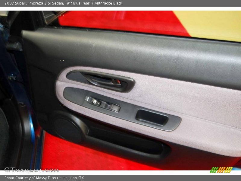 WR Blue Pearl / Anthracite Black 2007 Subaru Impreza 2.5i Sedan
