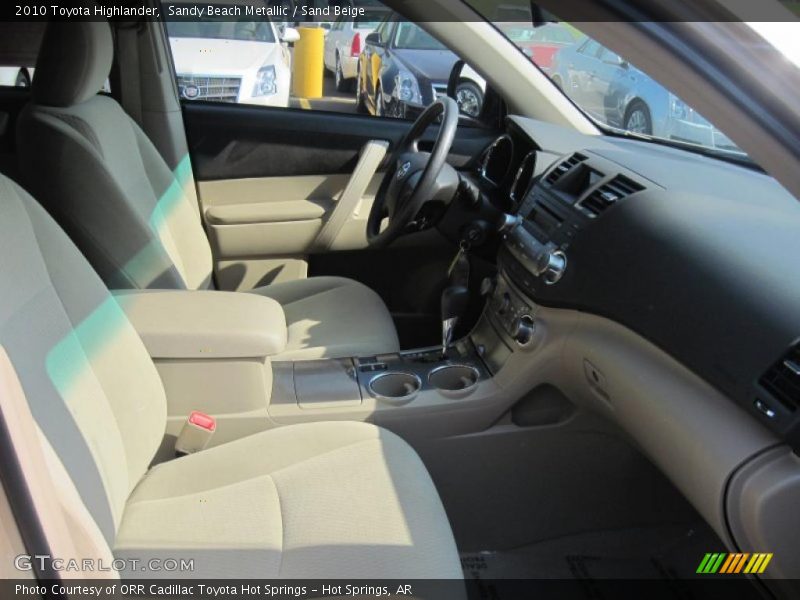 Sandy Beach Metallic / Sand Beige 2010 Toyota Highlander
