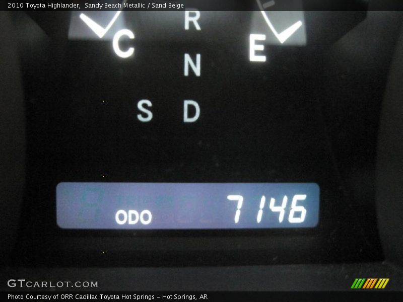 Sandy Beach Metallic / Sand Beige 2010 Toyota Highlander