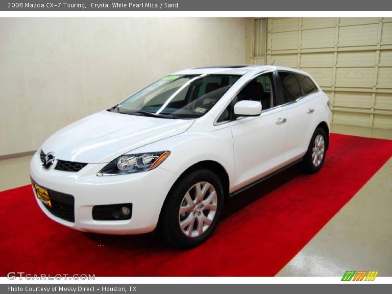 Crystal White Pearl Mica / Sand 2008 Mazda CX-7 Touring