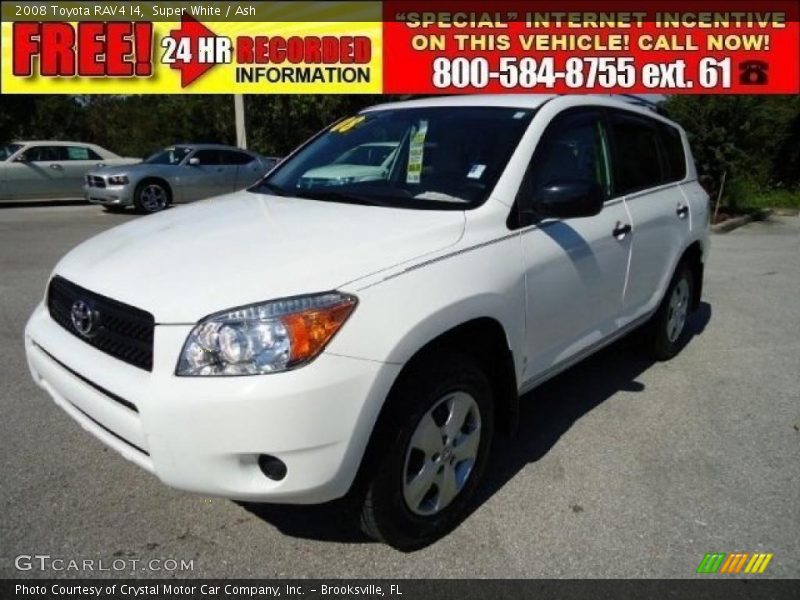 Super White / Ash 2008 Toyota RAV4 I4