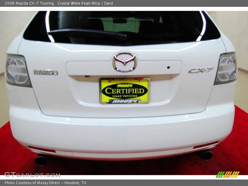 Crystal White Pearl Mica / Sand 2008 Mazda CX-7 Touring