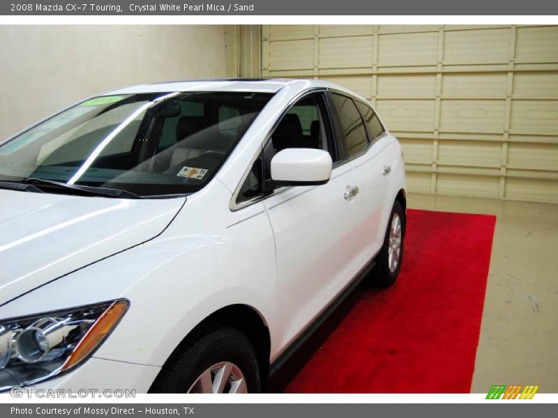 Crystal White Pearl Mica / Sand 2008 Mazda CX-7 Touring
