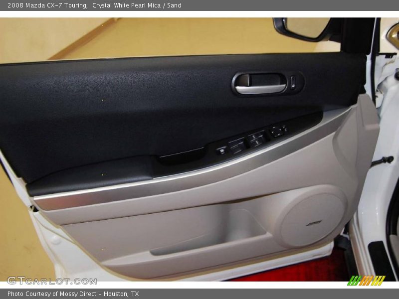 Crystal White Pearl Mica / Sand 2008 Mazda CX-7 Touring