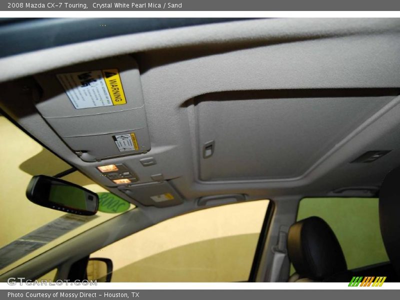 Crystal White Pearl Mica / Sand 2008 Mazda CX-7 Touring
