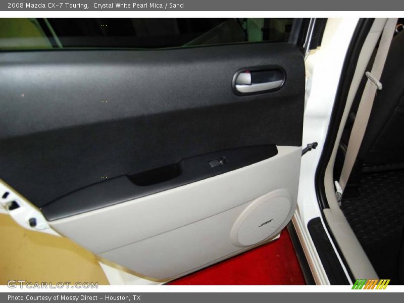 Crystal White Pearl Mica / Sand 2008 Mazda CX-7 Touring