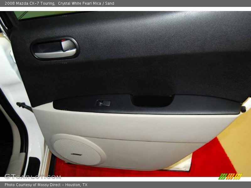 Crystal White Pearl Mica / Sand 2008 Mazda CX-7 Touring