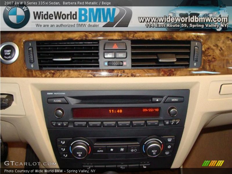 Barbera Red Metallic / Beige 2007 BMW 3 Series 335xi Sedan