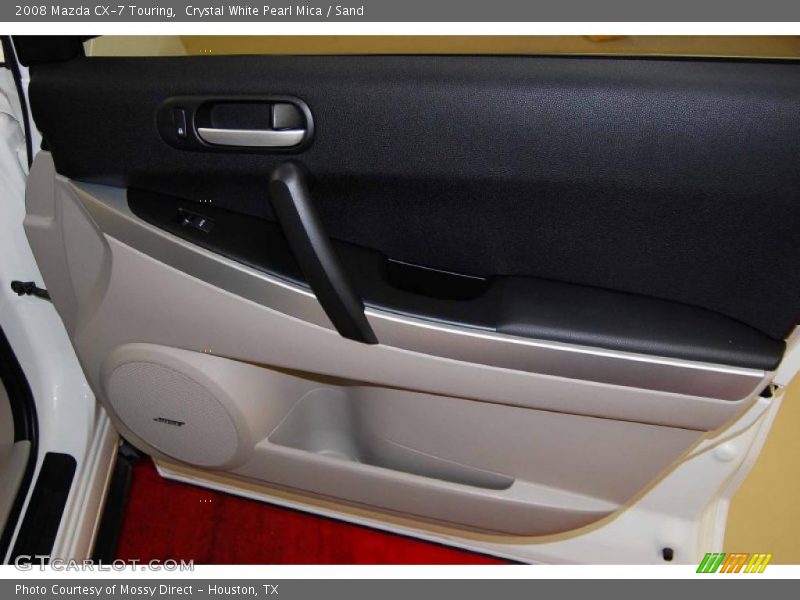 Crystal White Pearl Mica / Sand 2008 Mazda CX-7 Touring