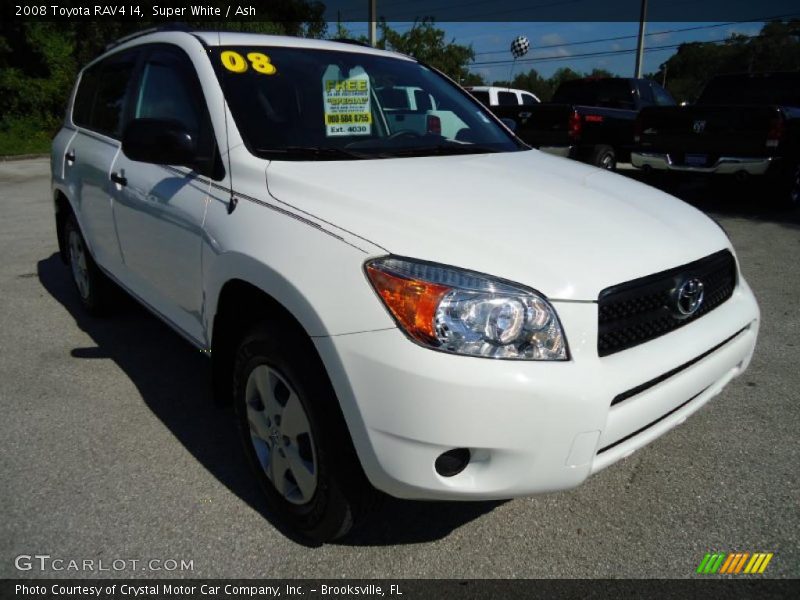 Super White / Ash 2008 Toyota RAV4 I4