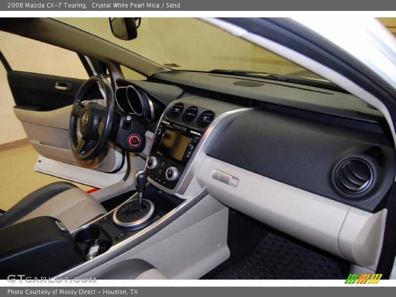 Crystal White Pearl Mica / Sand 2008 Mazda CX-7 Touring