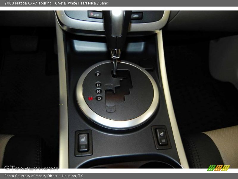 Crystal White Pearl Mica / Sand 2008 Mazda CX-7 Touring