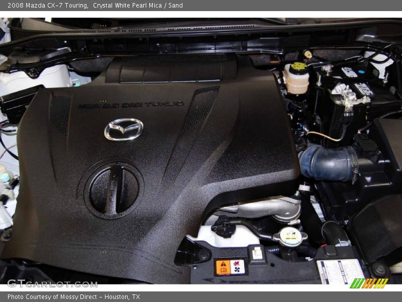 Crystal White Pearl Mica / Sand 2008 Mazda CX-7 Touring