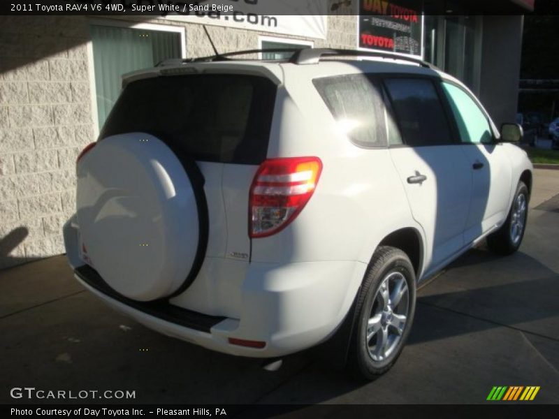 Super White / Sand Beige 2011 Toyota RAV4 V6 4WD
