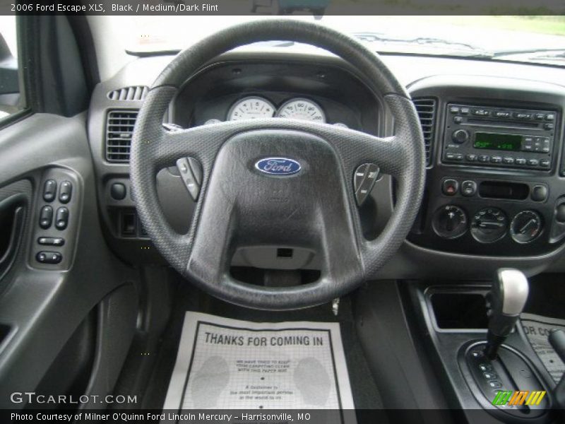 Black / Medium/Dark Flint 2006 Ford Escape XLS