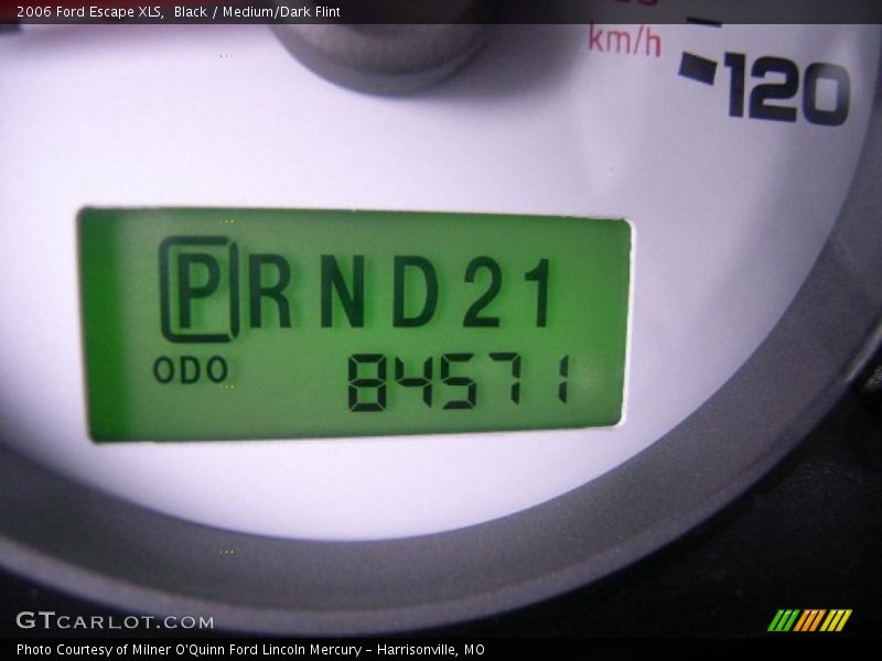 Black / Medium/Dark Flint 2006 Ford Escape XLS