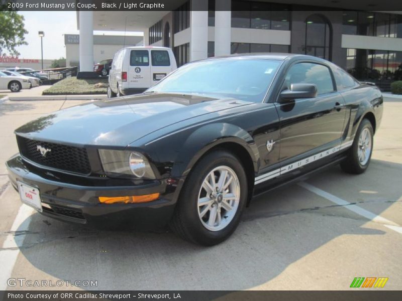 Black / Light Graphite 2009 Ford Mustang V6 Coupe